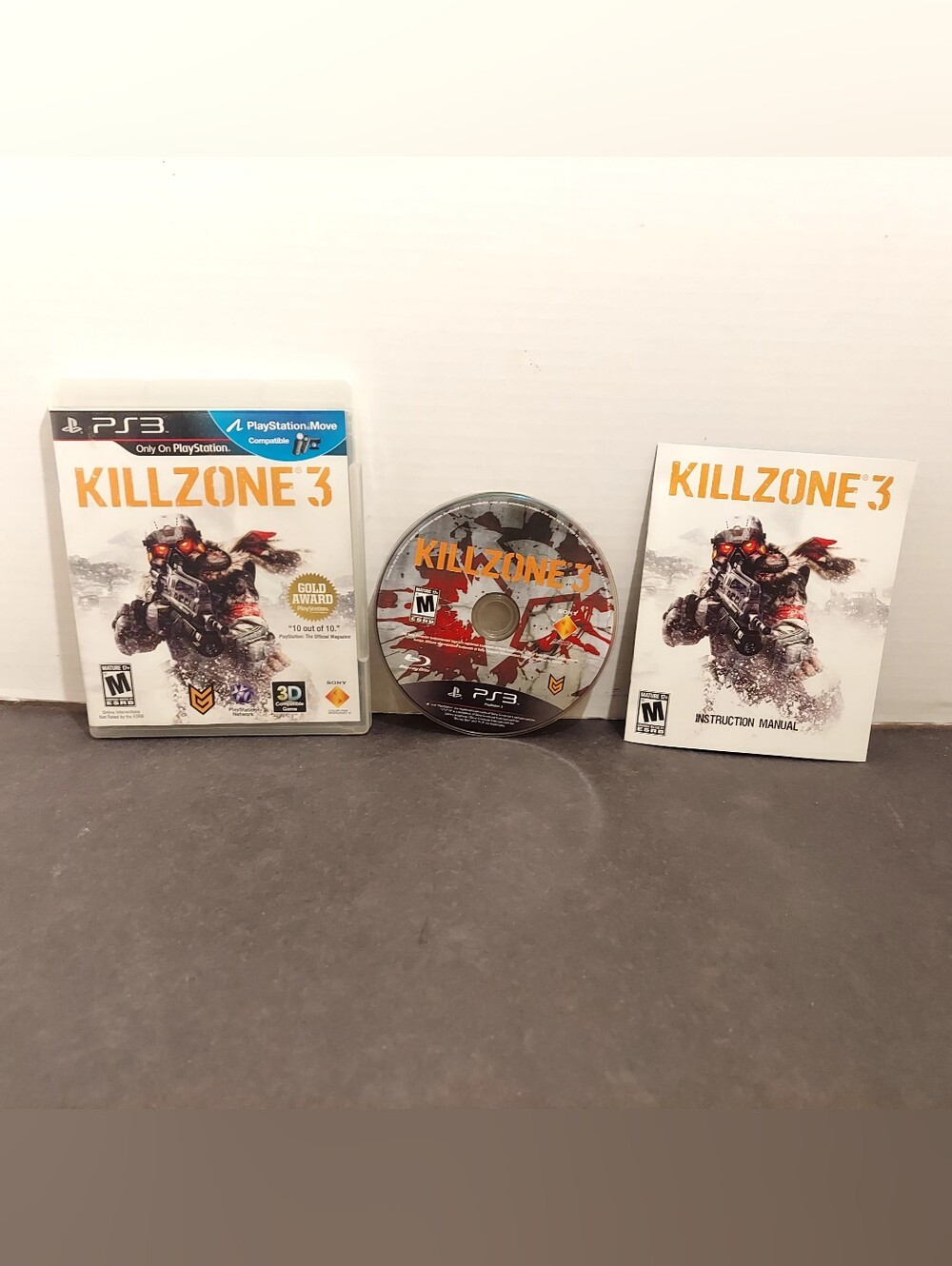 Killzone 3 Sony PlayStation 3 2011 Killzone Kill Zone 3 Ps3 Complete  CIB